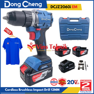 Mesin Bor Baterai Cordless Brushless Impact Drill DongCheng DCJZ2060iEM DCJZ2060