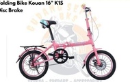 Sepeda Lipat Anak Perempuan 16 inch Merk Kouan