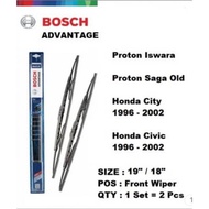 BOSCH PROTON ISWARA, SAGA 12V WIPER BLADES - BA1918