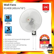 KDK 16" KU408 40cm/16" Wall Fan (WHITE) Kipas Dinding KDK 3 Speed