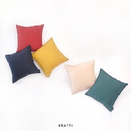 Pillow Case | Krafti - Sofa Cushion / Pillow 50X50 Cm / Muted Basic 50X50Cm