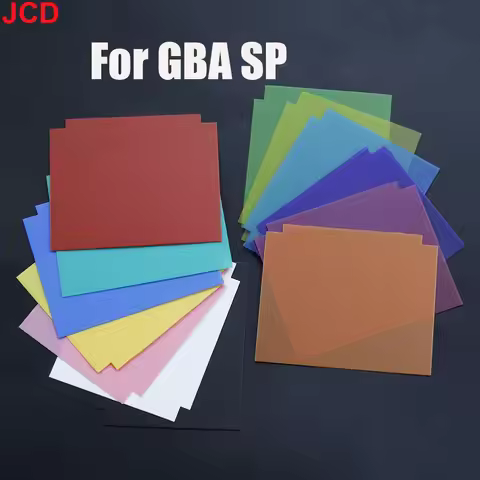 For GBA SP Transparent Hard Shell Decorative Sheet For Gameboy Advance SP GBA SP Housing TPU Case Cl