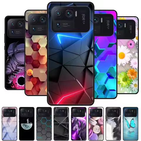 For Xiaomi Mi 11 Ultra Case 6.81 inch Soft TPU Silicone Back Cover For Xiaomi Mi 11 Ultra Phone Case