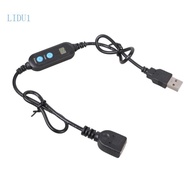 LIDU1 Automatic Restart USB Timer Cable 1-24H Programmable Control USB Timer Cord