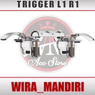 Wholesale Trigger EM Eight Mirror Joystick L1 R1 Mobile Gaming Shooter PUBG CODM FF Transparent Laris