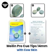 MEILIN BILLIARD PRO CUE TIP KULIT SAPI 14mm 1 Layers