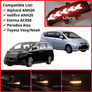 Perodua Alza Toyota Alphard Vellfire Vigo Estima ACR50 ANH20 Side Mirror Dynamic Turn Signal Light