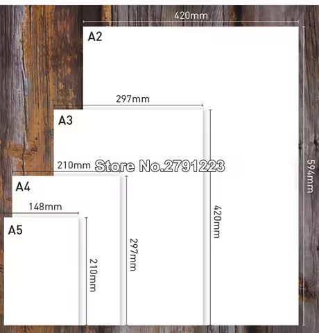 50pcs/lot A3 A4 A5 White Kraft Paper DIY Card Making 120g 180g 230g 300g 400g Craft Paper Thick Pape