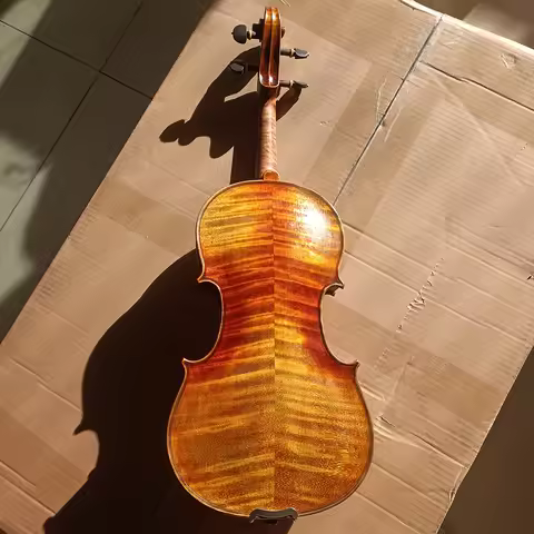 strong tone！Professional Italy Violin 4/4 3/4 1/4 1/2 Stradivarius Handmade Antiqueviolin with case 