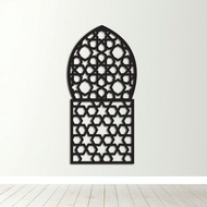3D Islamic Pattern Cut Out Wall Art Kubah Mihrab Kerawang Islamic Dekorasi Dinding (d)