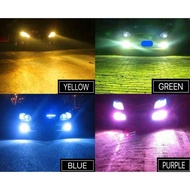 HID XENON 55w BLUE PINK PURPLE YELLOW GREEN BULB+BALLAST SET H1/H3/H7/H8/H9/H11/9005/9006/880/881