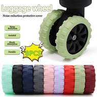8 PCS Luggage Wheel Protector Suitcase Wheels Ring Rubber Ring Protector Luggage Wheel Cover Noise Reduction owow
