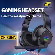 【SG】ONIKUMA K19 X7PRO K20 K5 K8 K10 RGB LED Lights Gaming Headphones Headset with Microphone