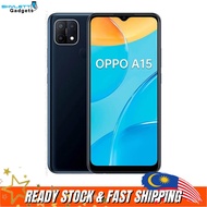 🔥Ready Stock Malaysia🔥 OPPO A15 Smartphone AI Triple Camera Fingerprint Sensor + AI Face Unlock (3GB