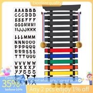 In stock-Martial Arts Karate Belt Display Rack 12 Belts, Bamboo Wood, Medal Hangers- Taekwondo, Jiu 