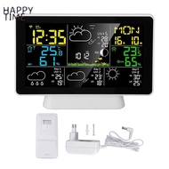 HAPPY TIME-Tuya WiFi Smart Weather Station Smart Weather Station Wireless Thermometer with 7.5inch C