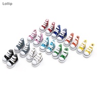 Lollip Innovative And Practical 3.5cm Doll Mini Shoes For Russian Doll 1/6 BJD Sneakers Shoes Boots Finger Dance Toy Canvas Shoes SG