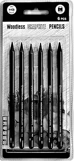 Pehrovin Ventures Woodless Charcoal Graphite Pencil for sketching and Professional Artist (HB,2B, 4B