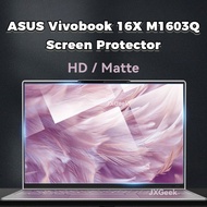 2pcs Laptop Screen Protector ASUS Vivobook 16X M1603Q Matte Anti Glare 16'' Inch Laptop Protective Film Sticker HD Clear Soft PET Dust-proof