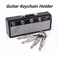 Guitar Music Keychain Holder Electric Key Storage Jack Rack Amp Vintage Amplifier Standard Gift Wall