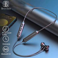 BT-95 Wireless Bluetooth 5.0 Earphone Sports Neckband Stereo Headset Handfree Mobilephone Earbuds Magnetic Headphones For Suitable For Xiaomi