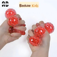 Abs - Squishy MeshBall Strawberry Anti Stress Squeeze Toy