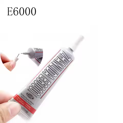E6000 Glue 15ml 25ml 50ml Crystal Rhinestones Craft Needles Transparent Flexible Adhesive Strong Hot