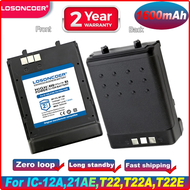 LOSONCOER 1600mAh BP-173 BP-180 Battery For Icom IC-12AIC-F3 IC-F4 IC-21AET22T22AT22ET42T42AT42ET70T
