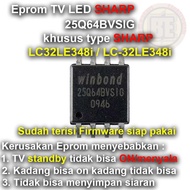Ic Eprom Firmware TV SHARP LC32LE348i LC-32LE348i