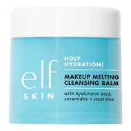 new e.l.f.SKIN Holy HydrationMakeup Melting Cleansing Balm, Face Cleanser & Makeup Remover, Infused 