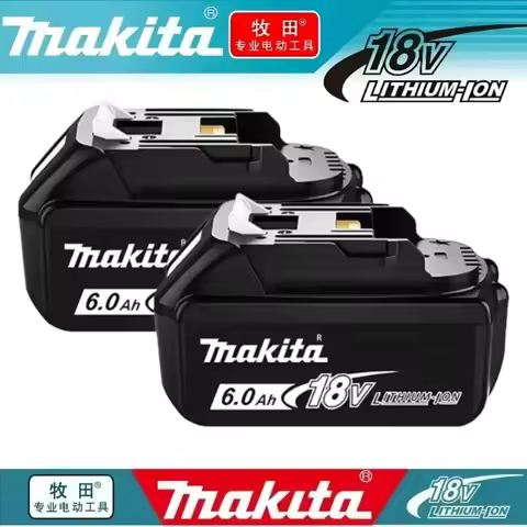 Original Makita 18V Battery 5.0Ah 6.0Ah 9.0Ah Rechargeable Battery Replacement for BL1830B BL1840B B