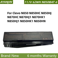 N850BAT-6 Laptop Battery For Clevo N850 N850HC N850HJ N870HC N870HJ1 N870HK1 N850HJ1 N850HK1 N850HN