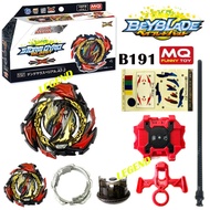 MQ Brand Beyblade Burst DB B-191 01 Beyblade Toy Dangerous Belial 01 Starter With Launcher MQ Brand Set