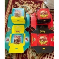 Burger Packaging 10x10x8 cm contains 100 pcs Burger Box/ Burger Box/ Burger Packaging/ Burger Packag