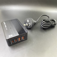 LDNIO GaN QC30 เครื่องชาร์จแบบชาร์จเร็ว PD100W Super Quick Charge อะแดปเตอร์ไฟแล็ปท็อป USB-C Type-C 