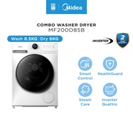 Midea MF200D85B 8.5KG/6KG 2 In 1 Inverter Washer Dryer / Combo Washer Dryer / Washer / Dryer