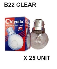 CHIYODA G40 5W FILEMENT PING PONG BULB X 25UNIT/BOX