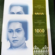 Uncut 1000 Rupiah Cut Mutia X2 2016