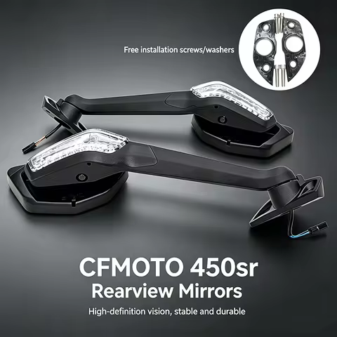 For CFMOTO 450SR CF450SR SR450 CF400-6 Motorcycle Rear View Mirror Left Right Rearview
