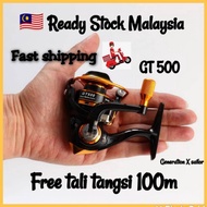 🇲🇾Model GT 500 reel / ultralight reel /UL REEL/MESIN UDANG/ mini fishing reel/ mesin pancing Free gi