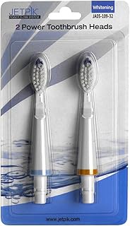 JETPIK Whitening Sonic Toothbrush Tip, 2-pack