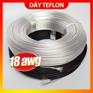 [Wire/Wire] teflon-coated galvanized electrical wire 18AWG - 1.0mm (Price 10 meters) (good quality)
