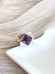 S925 Silver Amethyst Ring