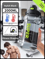 Large Capacity 5000ml Sports Water Bottle Plastic High Temperature Resistant Fitness Mens Water Cup 