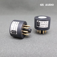 Upper 12AX7/12AU7 Turn Down 6SL7/6SN7 Electroplated Wood Gold-Plated Feet Vacuum Tube Conversion Sea