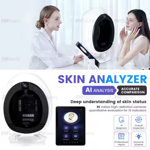 AISIA Q1 3D AI Facial Skin Analyzer Detection Skin Problem Diagnosis 8 Spectrum Professional Analysi