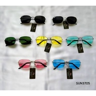Fashion Sun Shades Sunglasses for Adults with Free Pouch Available in 7 Colors SUN3705