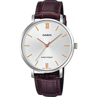 Casio นาฬิกาข้อมือผู้หญิง สายหนัง รุ่น LTP-VT01L ของแท้ประกันศูนย์ CMG