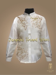 Cream embroidery Barong Tagalog from Lumban Laguna