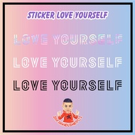 Cutting LOVE YOURSELF BTS Stickers BTS KPOP STICKERS